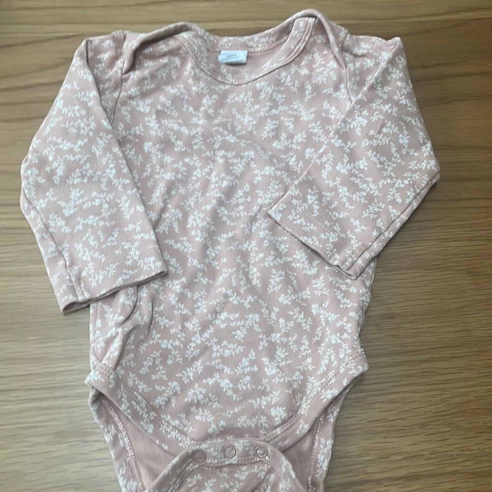 Colored Organics long sleeve onesie